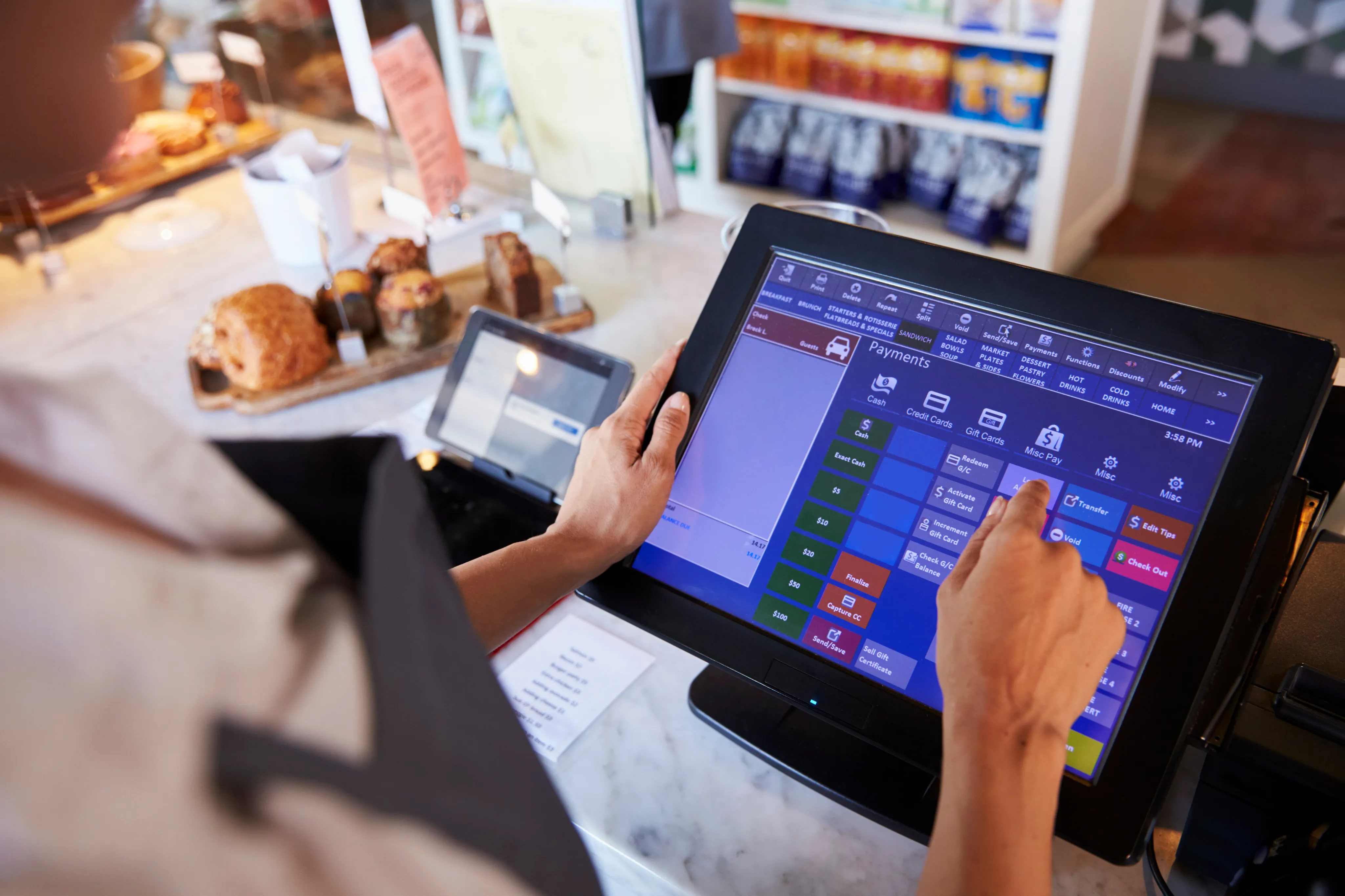 All-in-one smart POS system